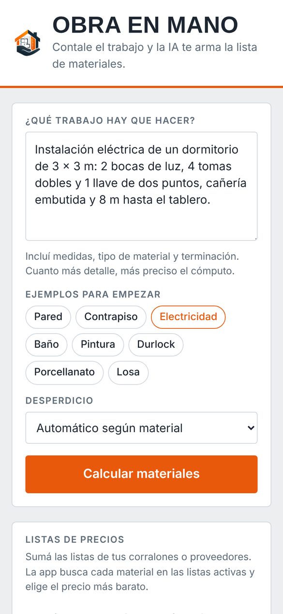 Escribís el trabajo como lo dirías